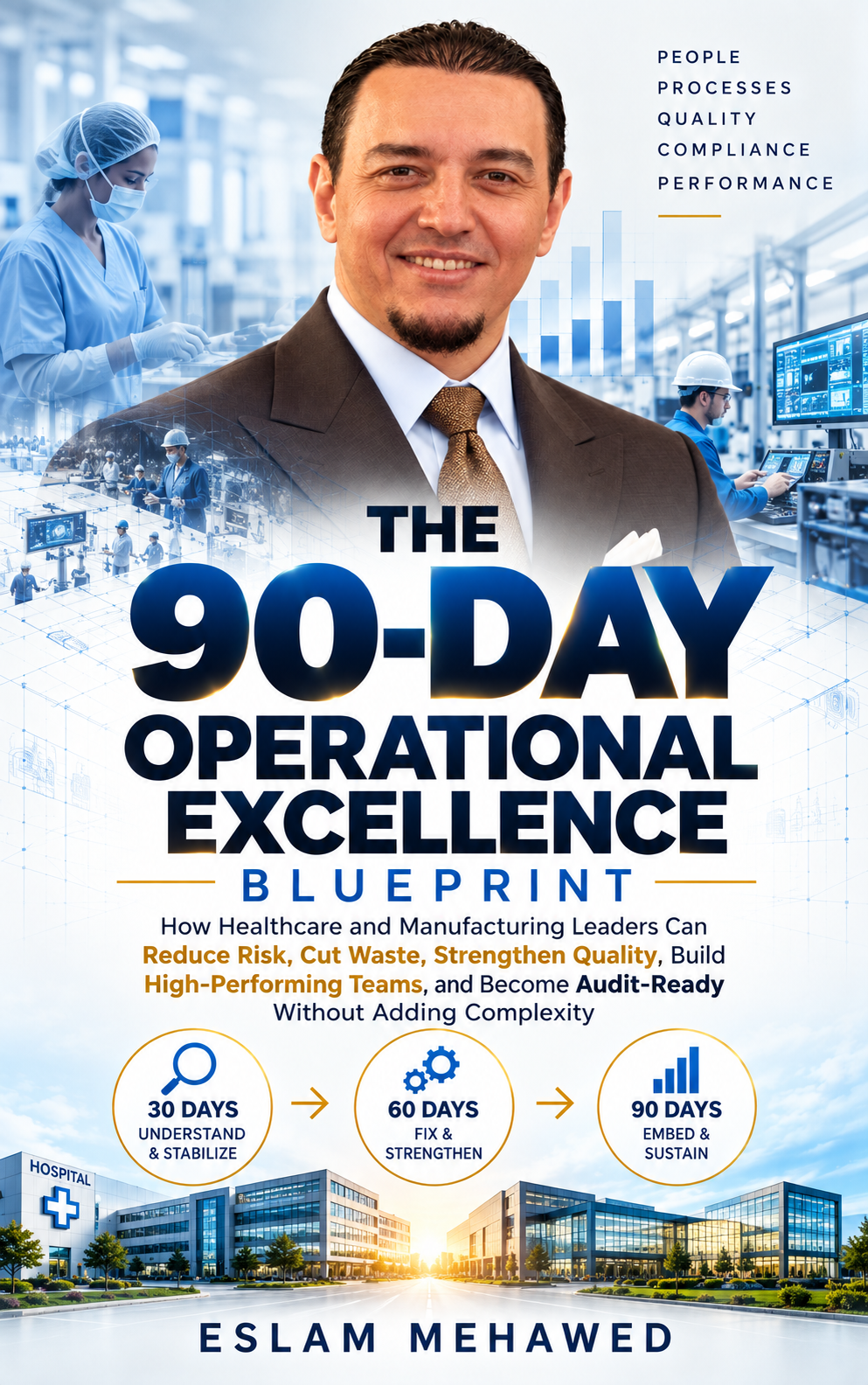 Cover of The 90-Day Operational Excellence Blueprint by Eslam Mehawed